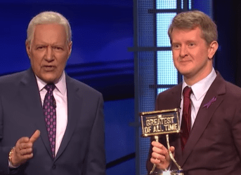 亚历克斯特柏克和肯·詹宁斯“Jeopardy !2020年最伟大的时间”
